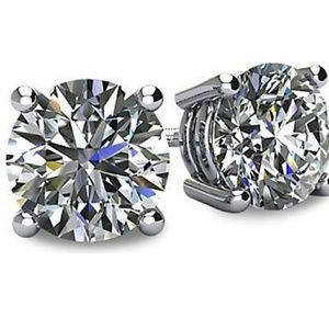 NANA 14k Gold Post & Sterling Silver 4 Prong